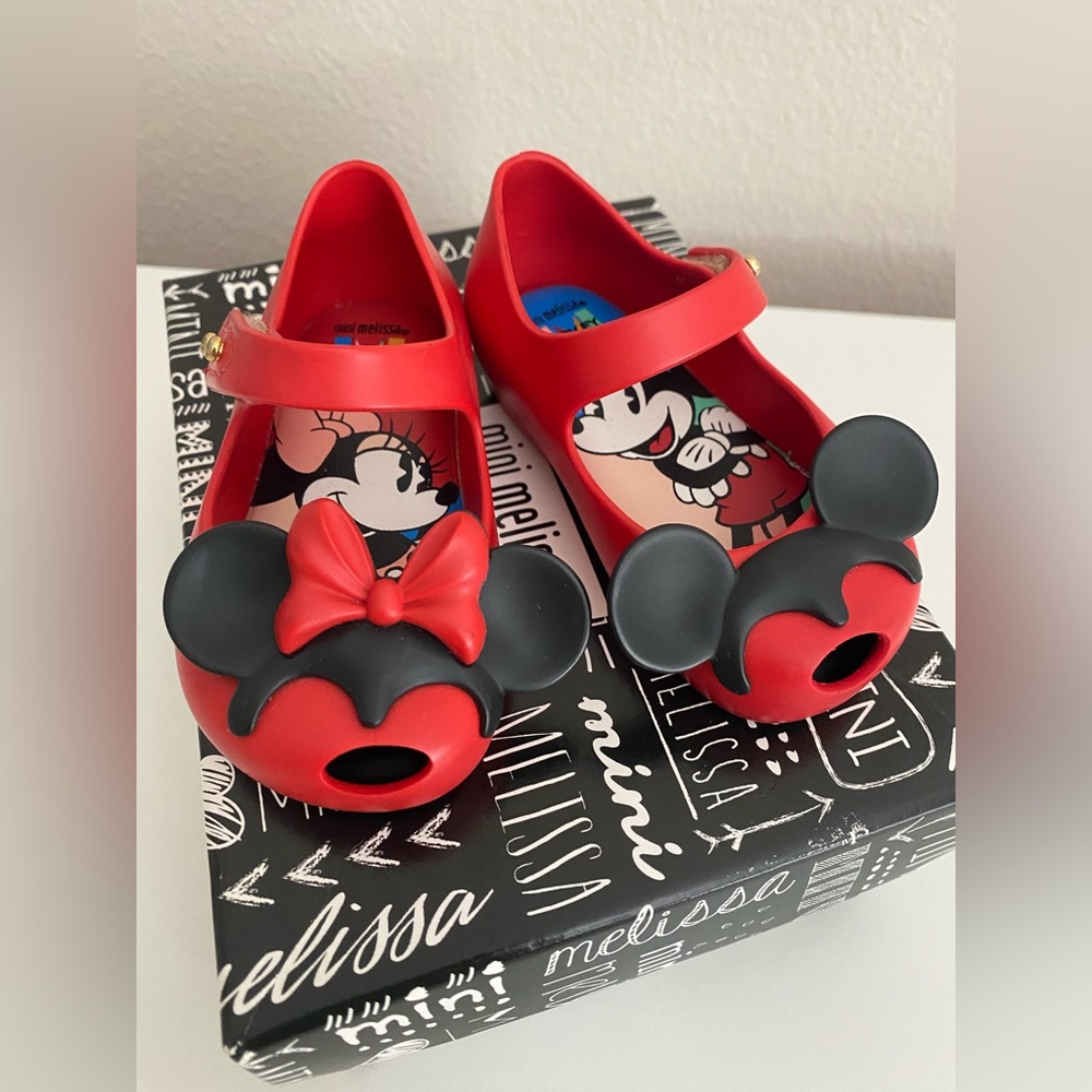 Mini Melissa Disney Mary Jane Shoes US 5